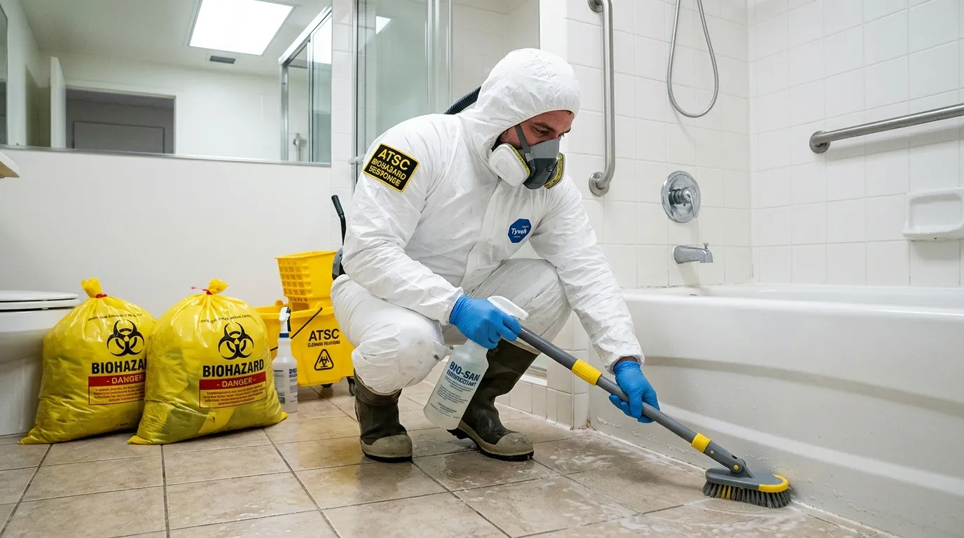 Decontamination equipment deployed for Blood Cleanup in Flowing Wells